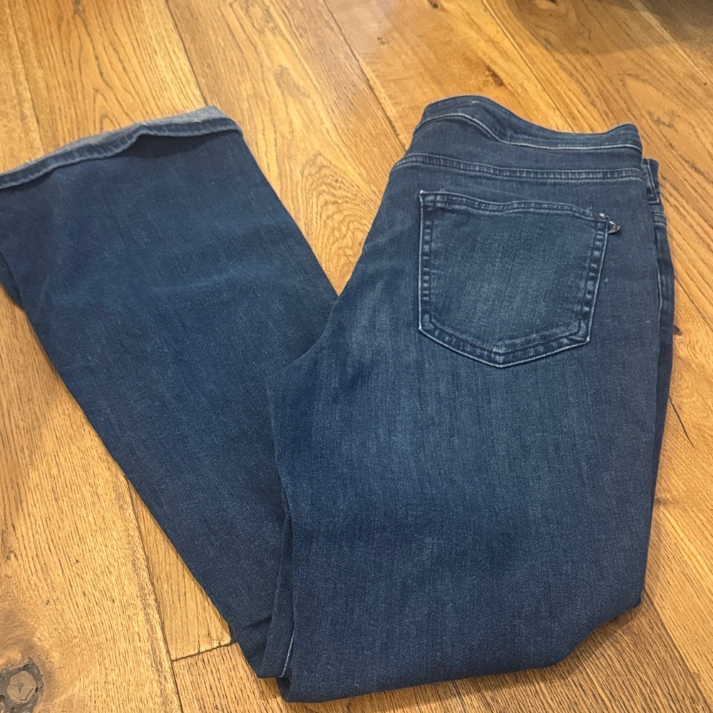Pilcro Women's Dark Blue Boot Cut Jeans